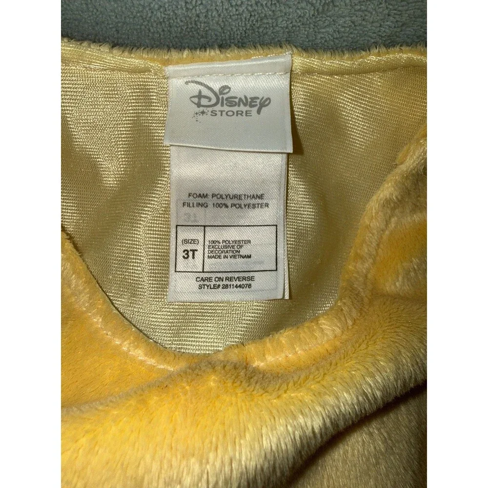 DISNEY STORE SIMBA LION KING PLUSH COSTUME BABY TODDLER SIZE 3T 3 YEARS RARE